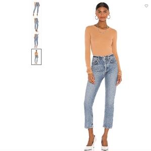 Riley High Rise Straight Crop Size 30 NWOT